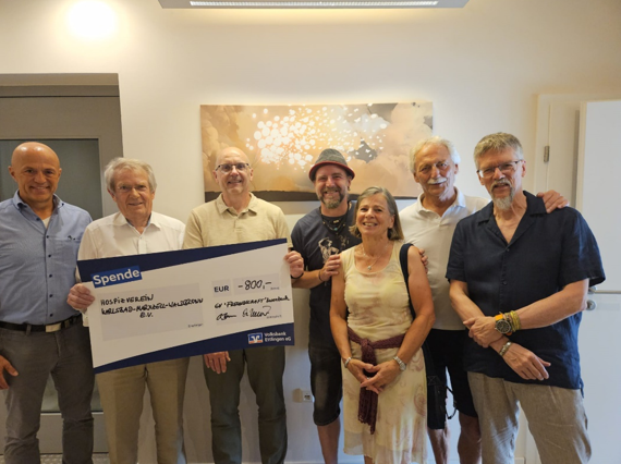 Spendenübergabe an Hospizverein
